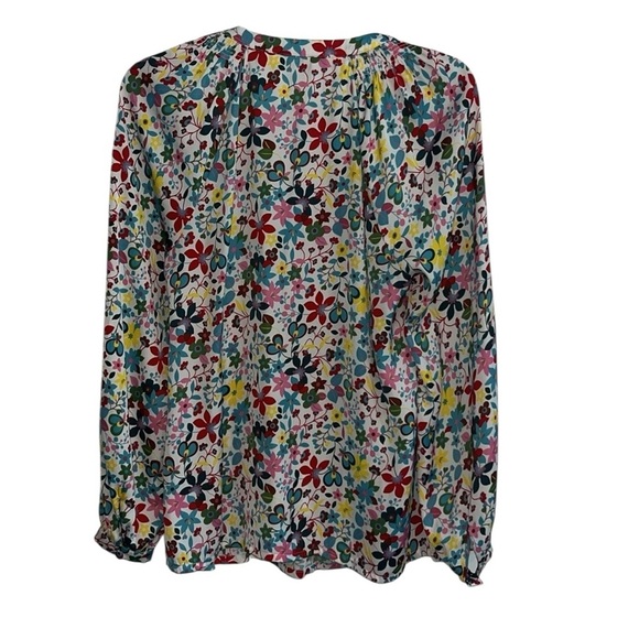 BODEN Kitty Smocked Neck Blouse Size US 8 - Picture 8 of 11